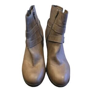 Style& Co Fortunata Brown‎ Heeled Boots Booties Size 9